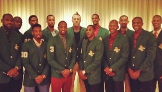 Next Story Image: Dwyane Wade gives teammates Masters-inspired green jackets